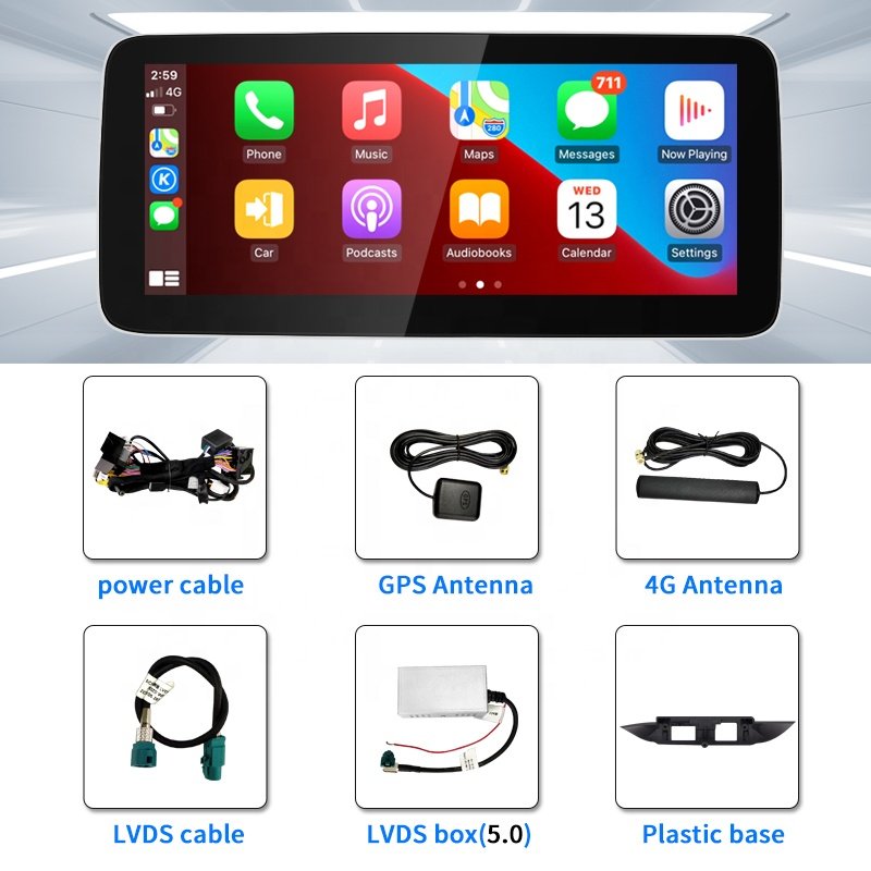 Jmance 10.25 inch Head Unit 4G Ram 2GB Rom 64GB Carplay Android Auto Radio For Mercedes Benz B Class - W246 W242 2012 -2018