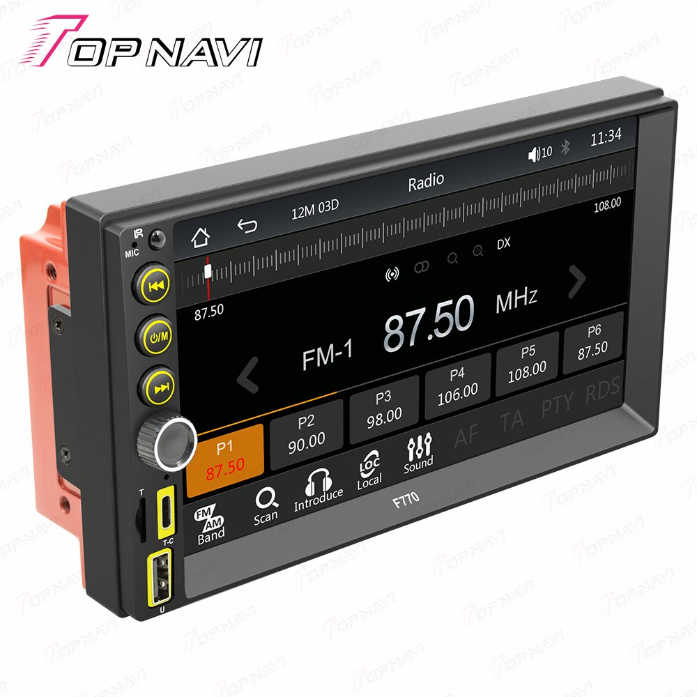 7 Inch Touchscreen Car Stereo For Universal Car Model Auto Electronics Radio Player Double DIN Head Unit Car Audio System