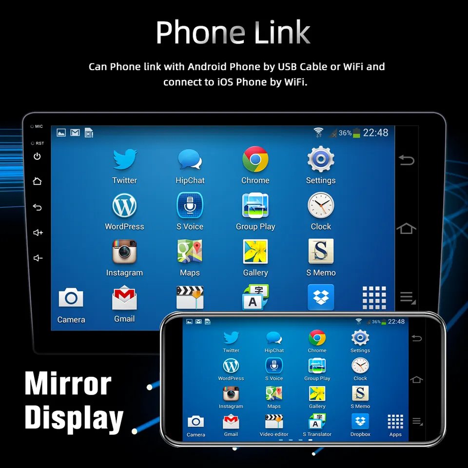 TS10 Android13 6/128gb 8core car stereo carplay car android auto android radio for car android universal QLED WiFi