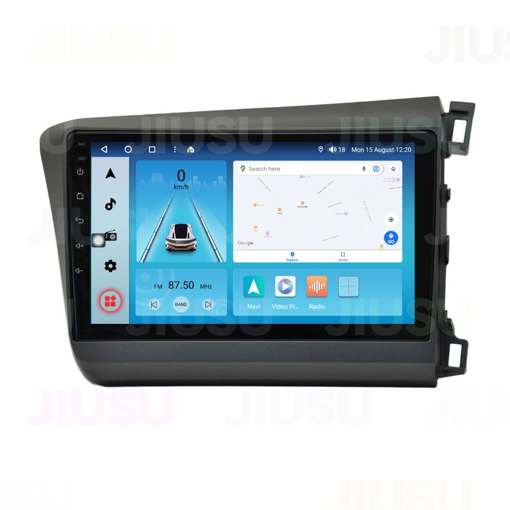 Android 12 Car DvD Player 9 inch Multimedia System Car Radio for Honda Civic 2012-2015 Car Stereo Touch Screen Carplay DSP GPS