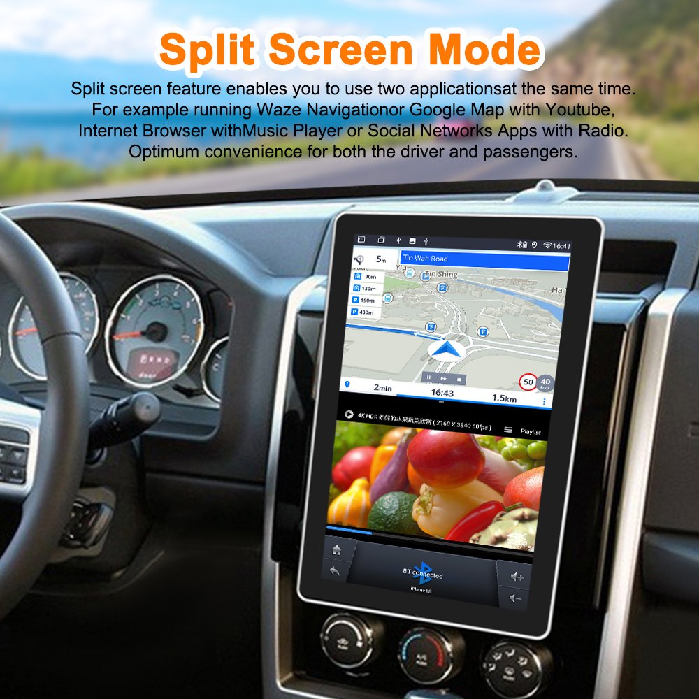 1 din 11.5inch carplay touch screen Universal CarPlay TF Card GPS multimedia car player Car DVD Player
