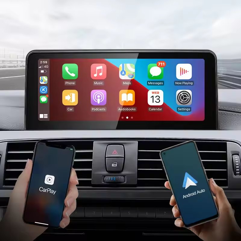 LELV 10.25 Inch Android 13 System Car Stereo Wireless Carplay Gps Navi Radio Touch Screen For Bmw F30 F31 F32 F33 F34 F46 Bt Dsp