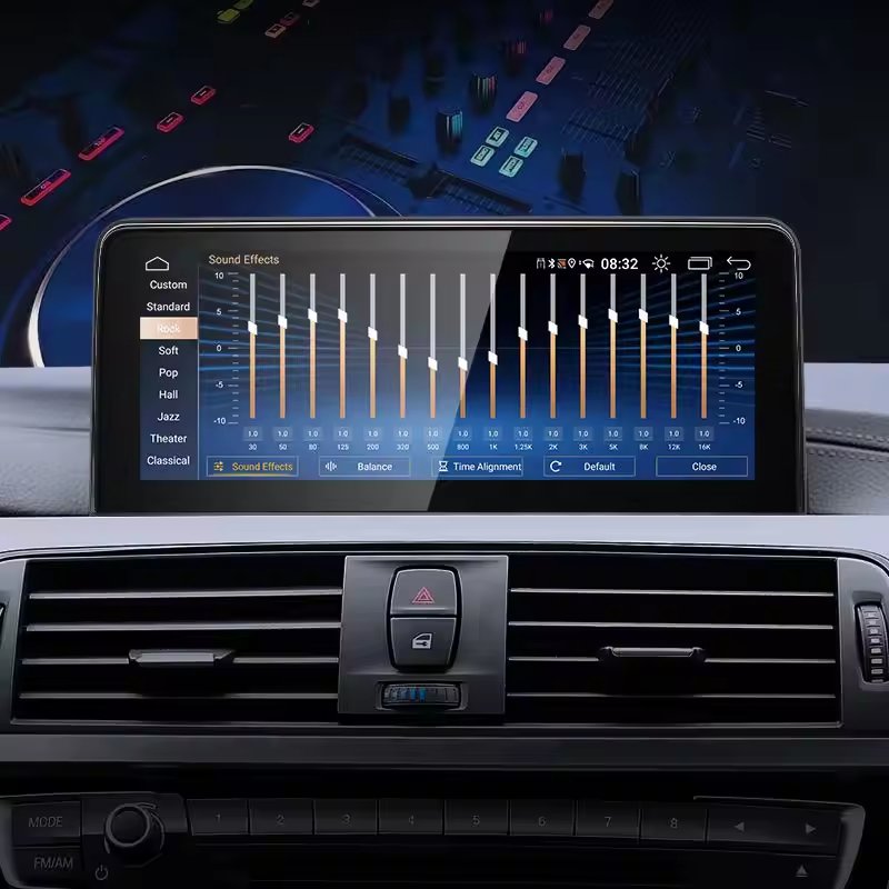 LELV 10.25 Inch Android 13 System Car Stereo Wireless Carplay Gps Navi Radio Touch Screen For Bmw F30 F31 F32 F33 F34 F46 Bt Dsp