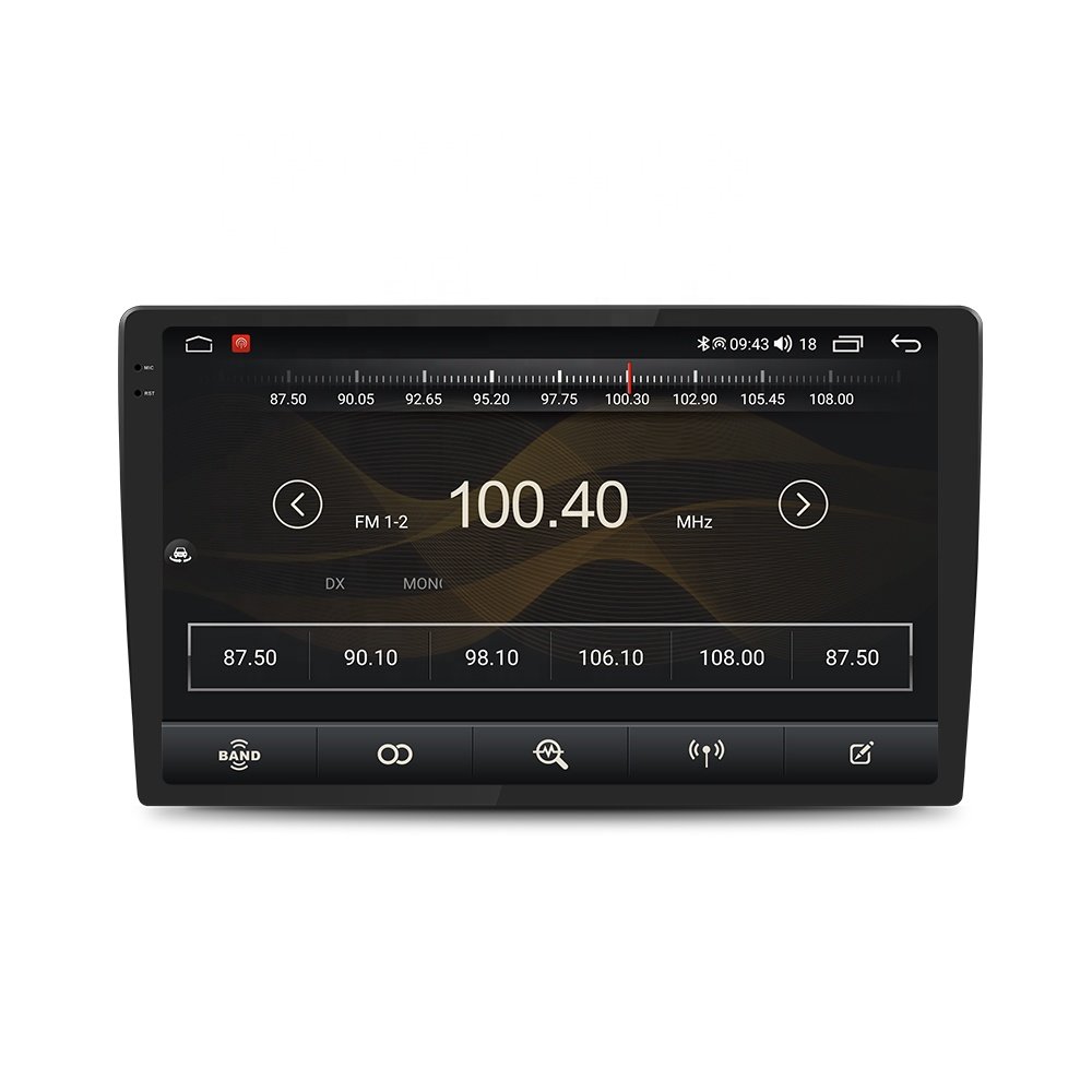 Wholesale octa core Android 8+128G Car stereo for 9.5'' universal Car radio with resolution 2000*1200 DSP 4G carplay