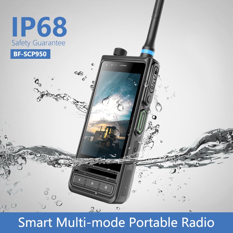 BelFone BF-SCP950 4G LTE DMR Two Way Radio UHF VHF GPS PoC Android Smartphone Walkie Talkie