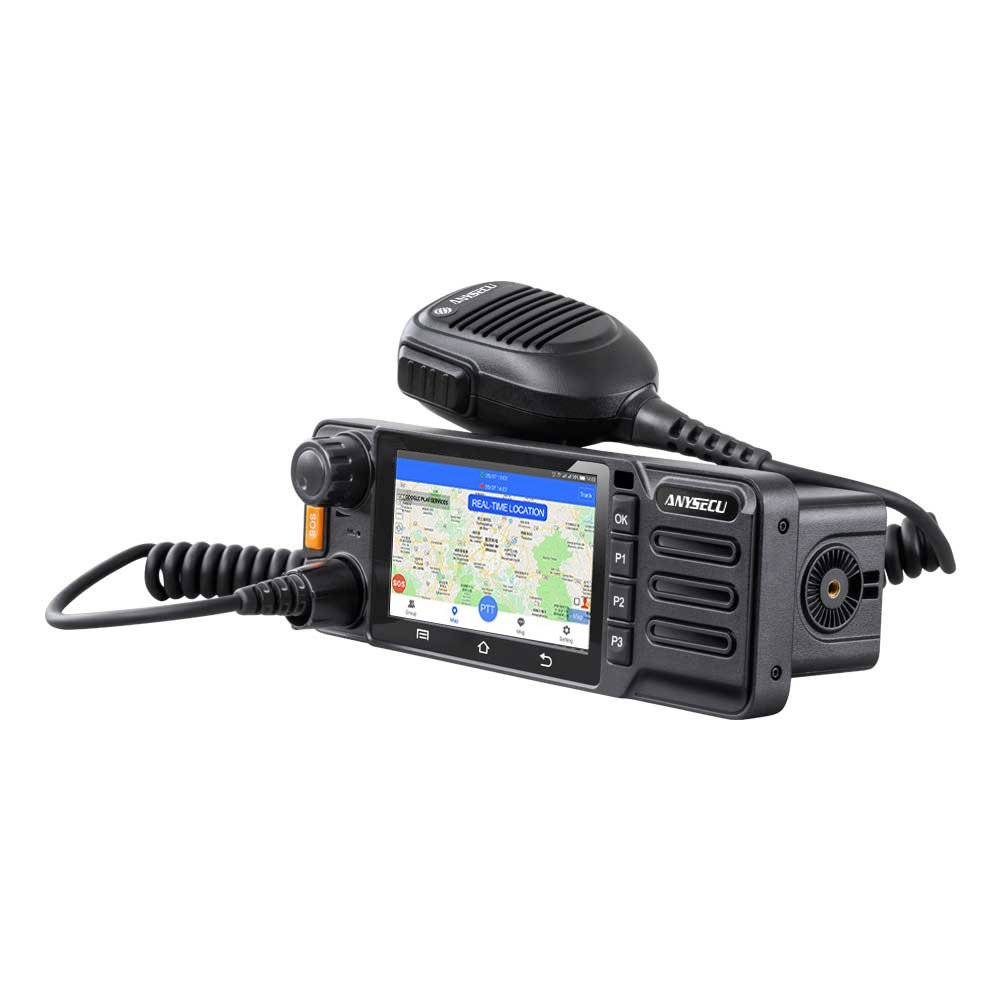 Anysecu W9 US Version 4G POC Car Radio TM-9 4G/3G/2G Mobile Radio Dual Band Walkie Talkie Vehicle Mounted Wifi Radio