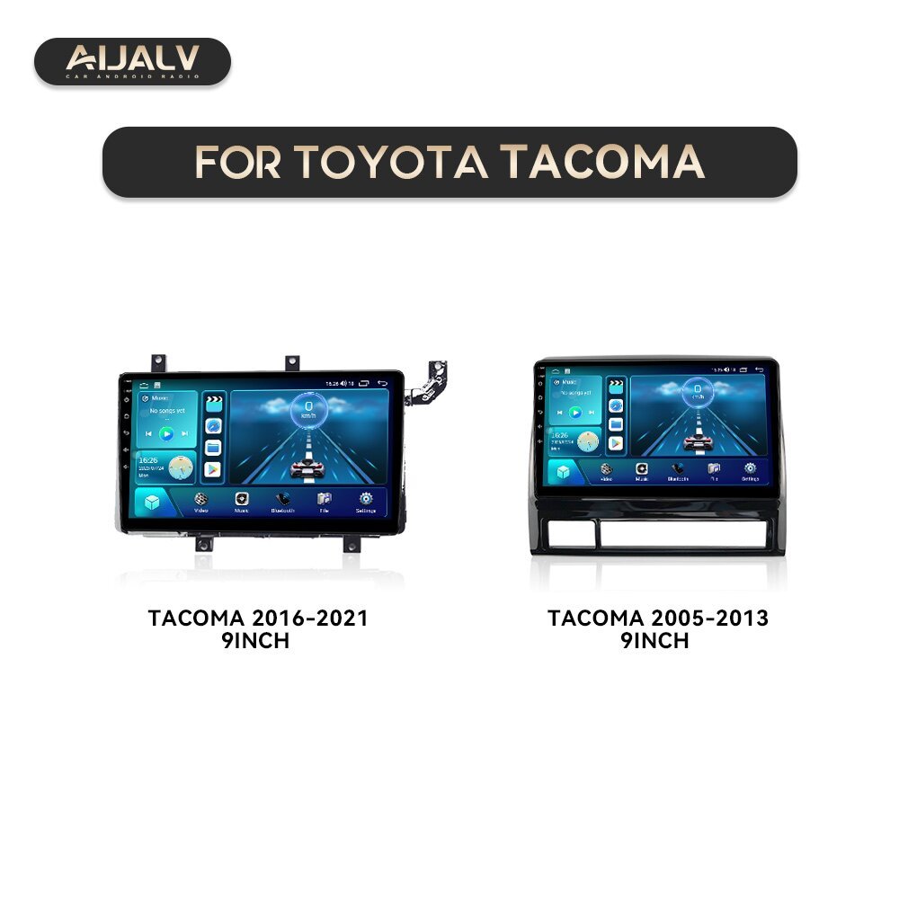 Wholesale car stereo radio fascia panel For TOYOTA TACOMA 2005-2013 2016-2022 all models DVD player trim kit car dash frame