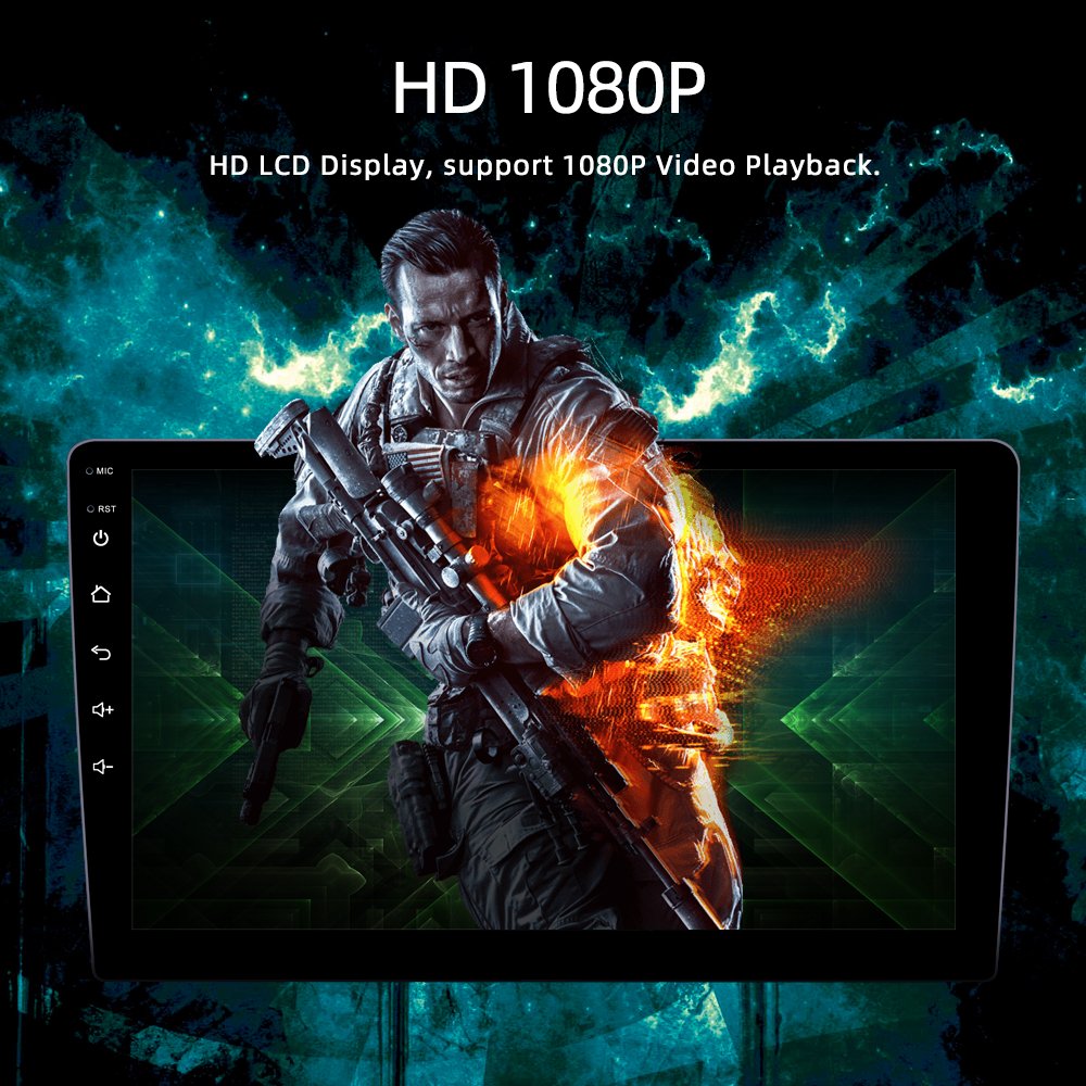 OKOK 7-inch touch screen 2-inch Android 12 with coaxial audio output in car DVD player