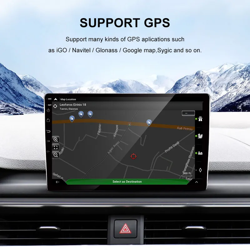 2 din android Radio Stereo multimedia player gps navigation carplay android For Toyota RAV4 2001-2005 youtube WIFI 4G DSP