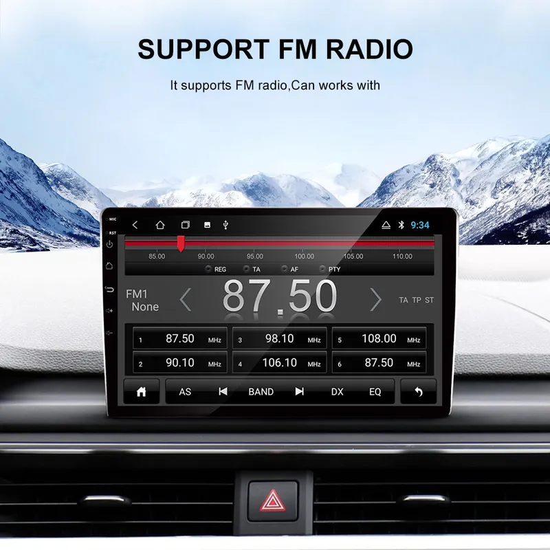 2 din android Radio Stereo multimedia player gps navigation carplay android For Toyota RAV4 2001-2005 youtube WIFI 4G DSP