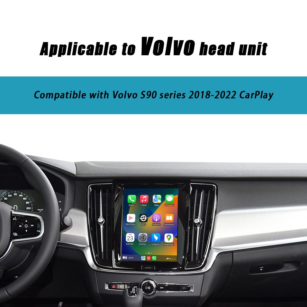 CZT-AUTO Wireless Apple Carplay For Volvo XC90 XC60 XC40 S90 S60 V90 V60 Ai Box Android Auto Car Player Navigation Radio
