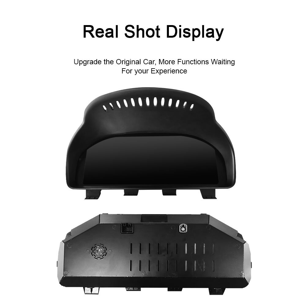 12.3 Inch HD Digital Cluster Virtual Cockpit Car Multimedia Player For BMW X5 E70 X6 E71 2007-2013 Dashboard Speed Meter Screen