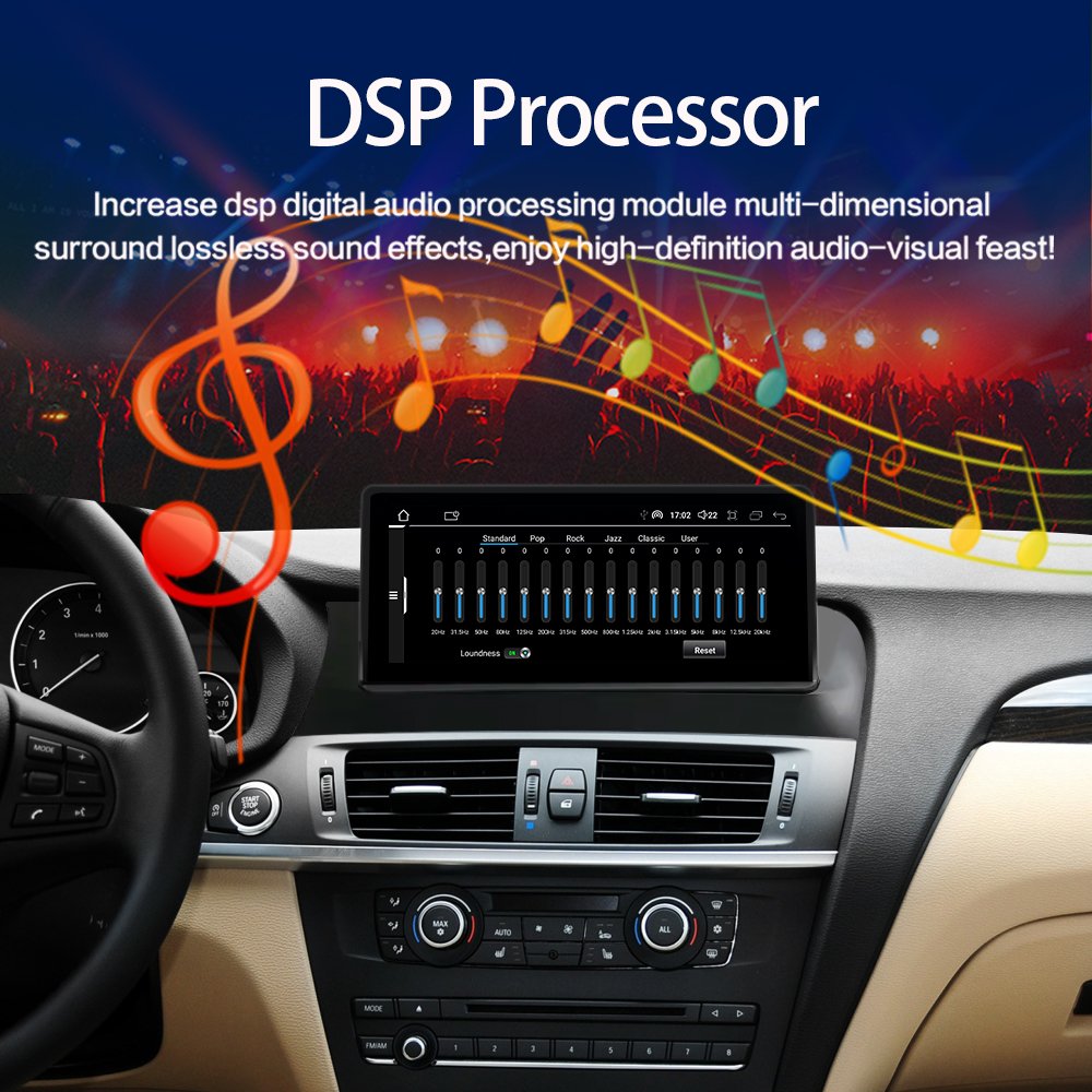 LELV 10.25 Inch 8 Core Android 14 Carplay Touch Screen Car Dvd Player Multimedia Radio Navigation Android For Bmw X3 F25 X4 F26