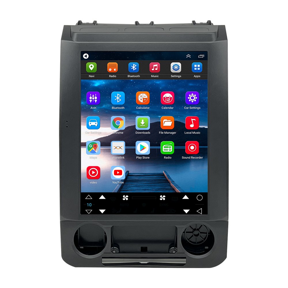 lelv Android 13 Car 12.1 Inch Android Touch Screen Gps Radio Gps Navigation For Ford F150 2016-2021 Dvd Player Support Carplay