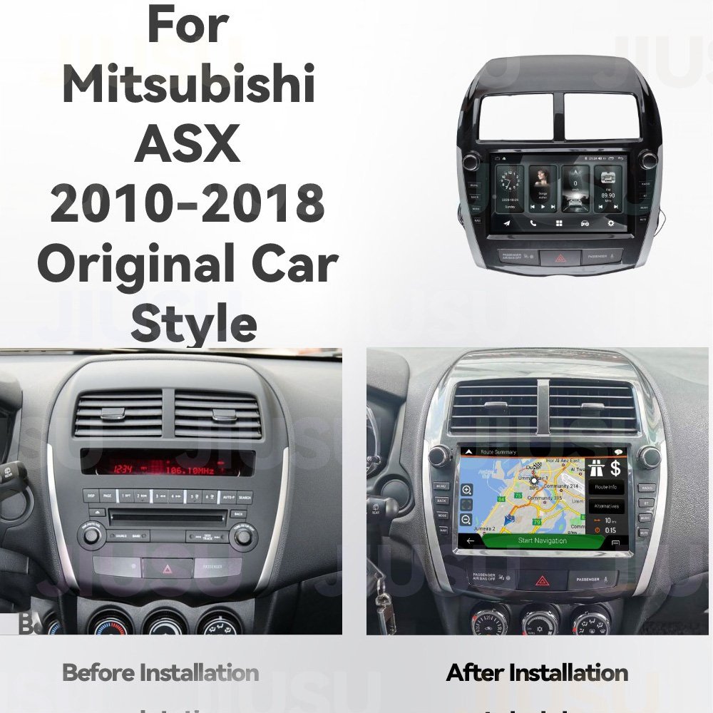 Android 12 Car Radio GPS DVD Player Stereo Multimedia Audio System for Mitsubishi ASX 2010-2018 Original Car Style with Carplay