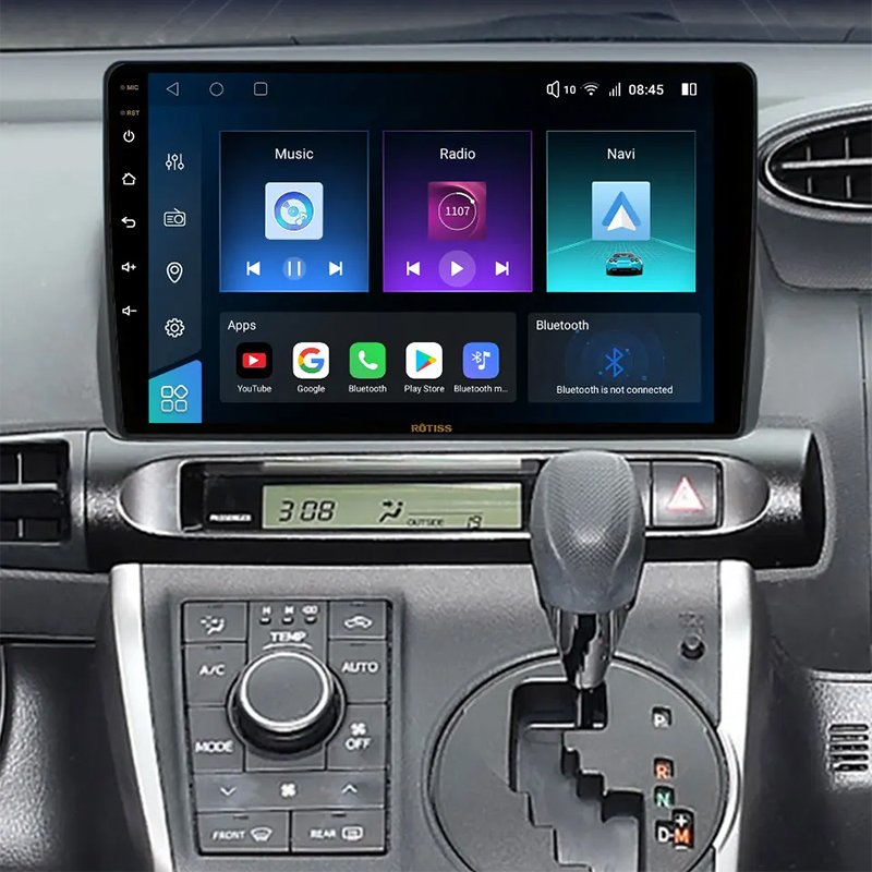 Rotiss 8Core Android Car Radio GPS For TOYOTA WISH 2008+ 10.1" car dvd player 2Din auto monitor