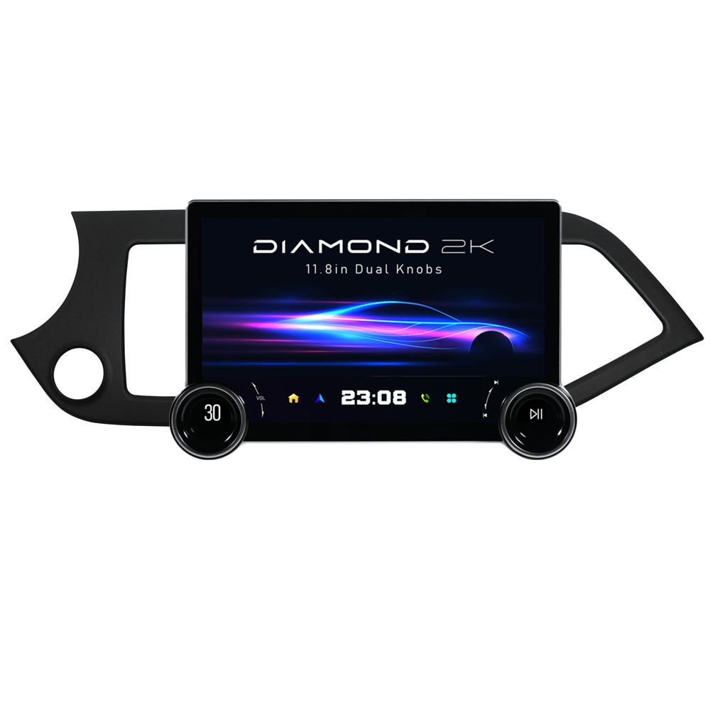 Android Stereo For Kia Picanto Car Radio with 2K Screen Multimedia Player Navigation GPS Head Unit Autoradio