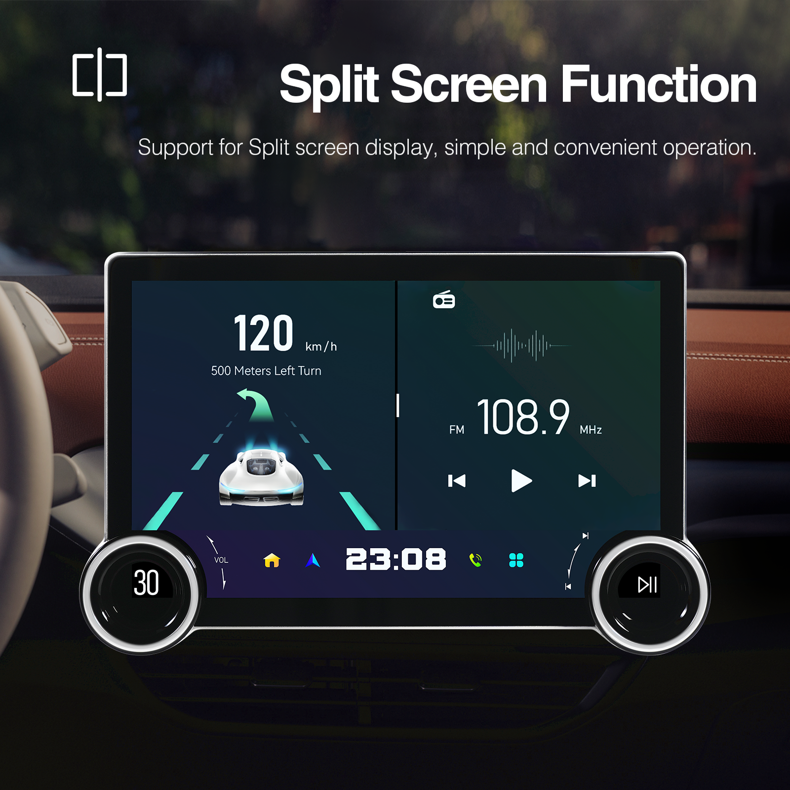 Android Stereo For Kia Picanto Car Radio with 2K Screen Multimedia Player Navigation GPS Head Unit Autoradio
