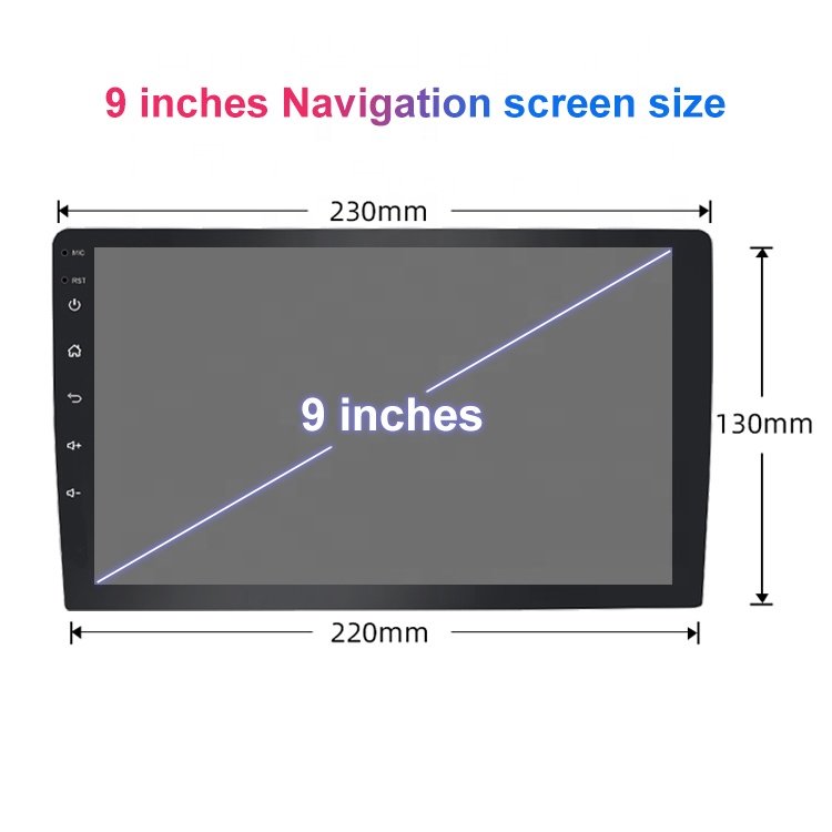 JYT Factory 9 inch Smart Car DVD Player Universal Wired Wireless Carplay Android Auto Stereo FM AM RDS Radio GPS Navigation