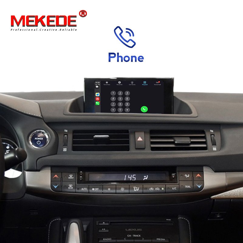 MEKEDE Wireless Car play module box For Lexus CT200h 2015-2018 GPS navigation VIDEO