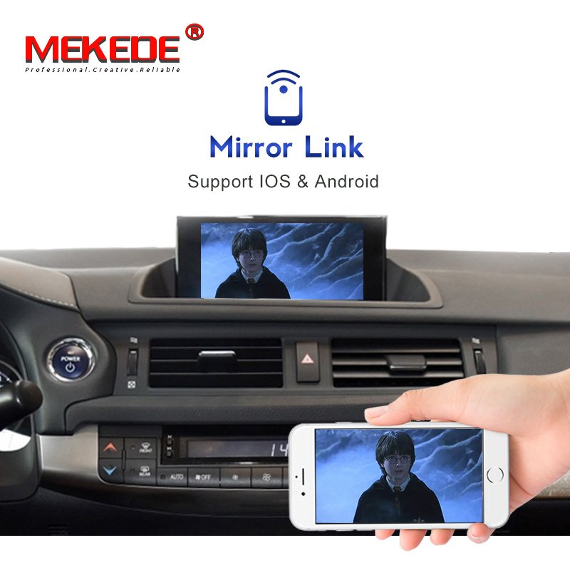 MEKEDE Wireless Car play module box For Lexus CT200h 2015-2018 GPS navigation VIDEO