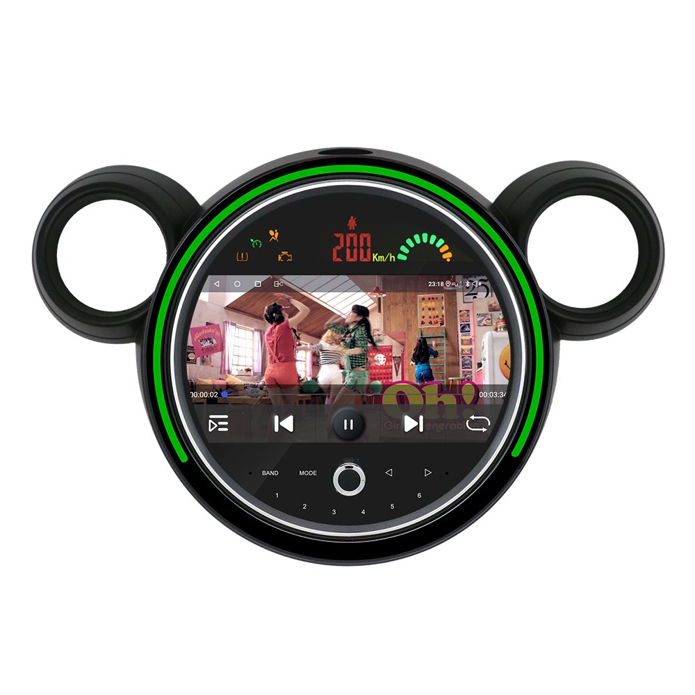 Route Android 8 core 9inch IPS car screen for car BMW mini R60 car radio with wireless carplay and Android auto