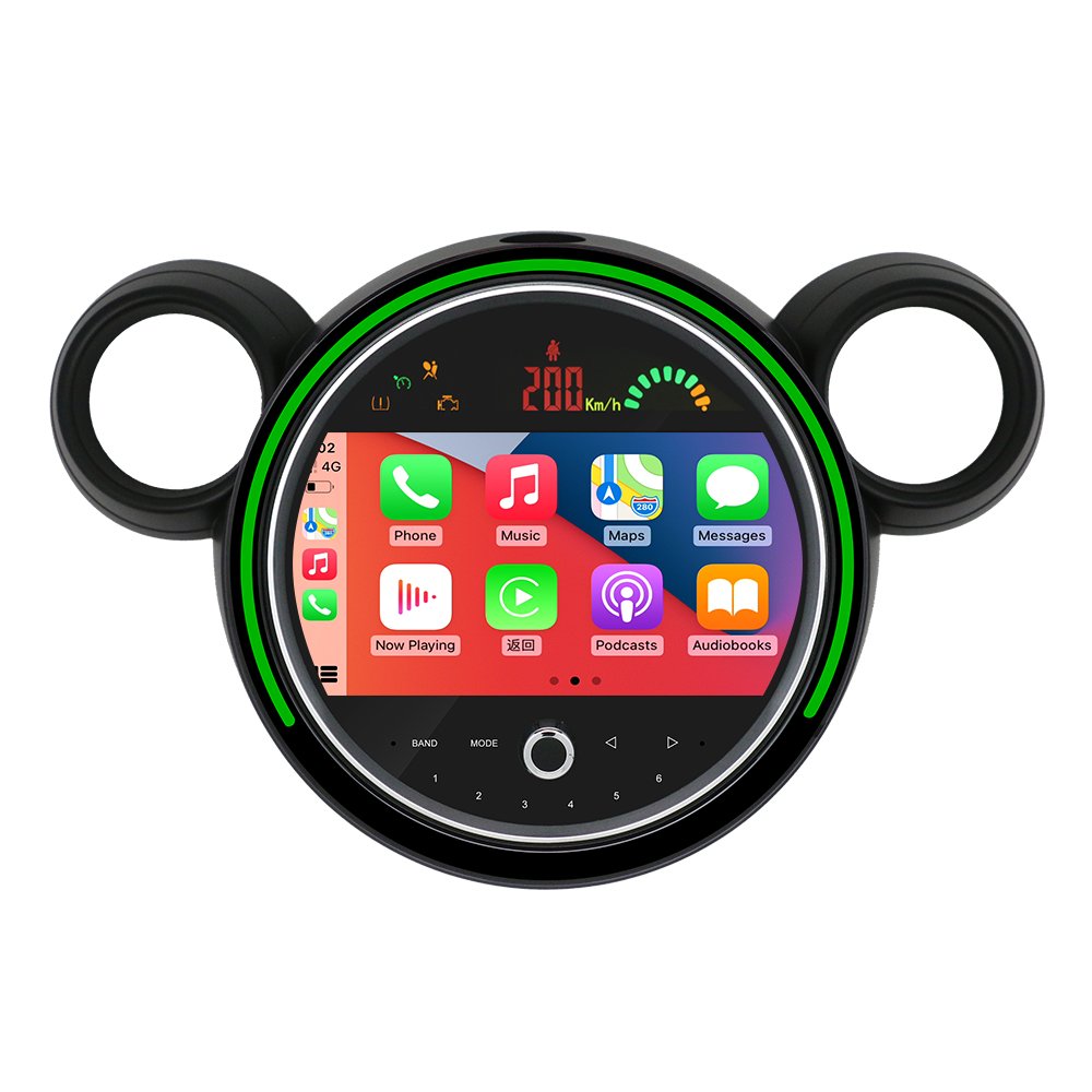 Route Android 8 core 9inch IPS car screen for car BMW mini R60 car radio with wireless carplay and Android auto