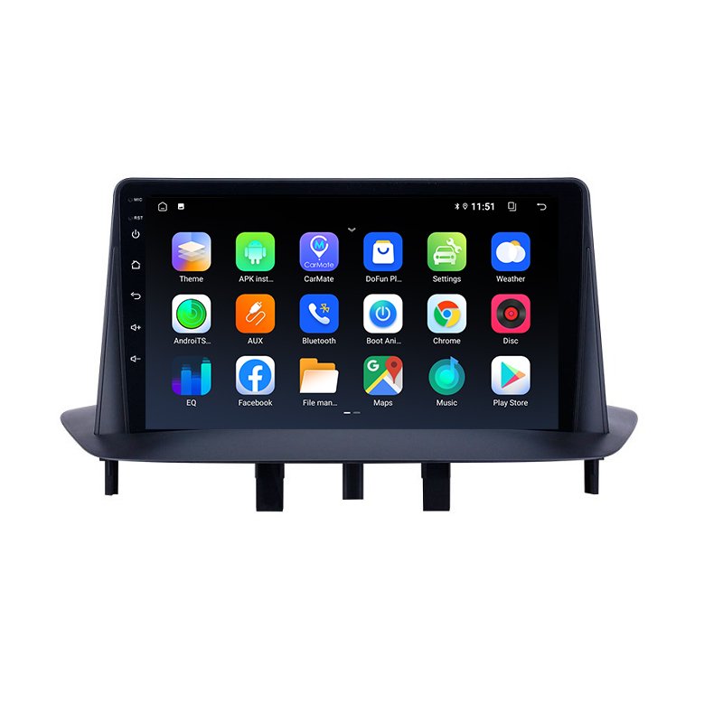 2 Din Car Radio Multimedia Video Player WIFI GPS Navigation Car Stereo Android Auto Player for Renault Megane 3 2008 - 2014