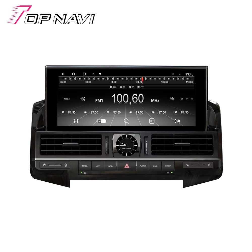 Topnavi QLED Android Screen For TOYOTA LANDCRUISER LC200 to Lexus lx570 Car Multimedia GPS Car Radio Player Carplay 4G 360