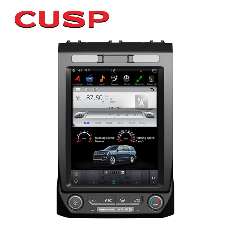 Android Multimedia GPS Navigation 12 Inch Car Stereo Radio Car Play Video Play For Ford expedition 2018- low and high version