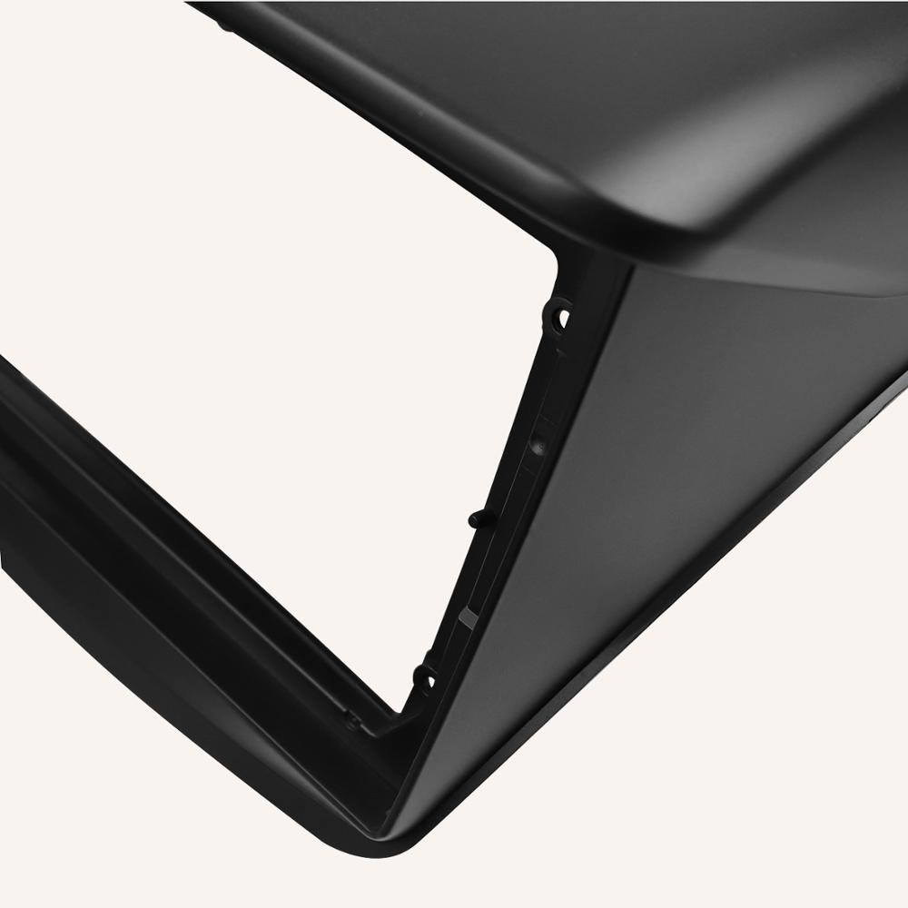 Car Radio fascia for 9 inch Mitsubishi Pajero Sport Triton Dashboard Installation Trim Kit Frame Bezel Stereo Panel