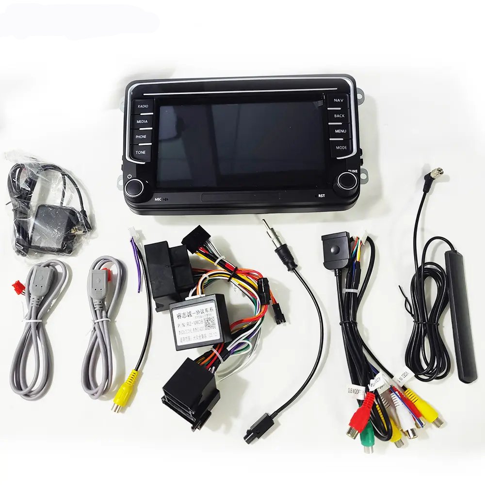 2G+32G Touch Screen 7 '' Android Stereo Car Audio 2 Din Car Radio For VW Skoda Octavia Golf Passat B6 Polo carplay Screen