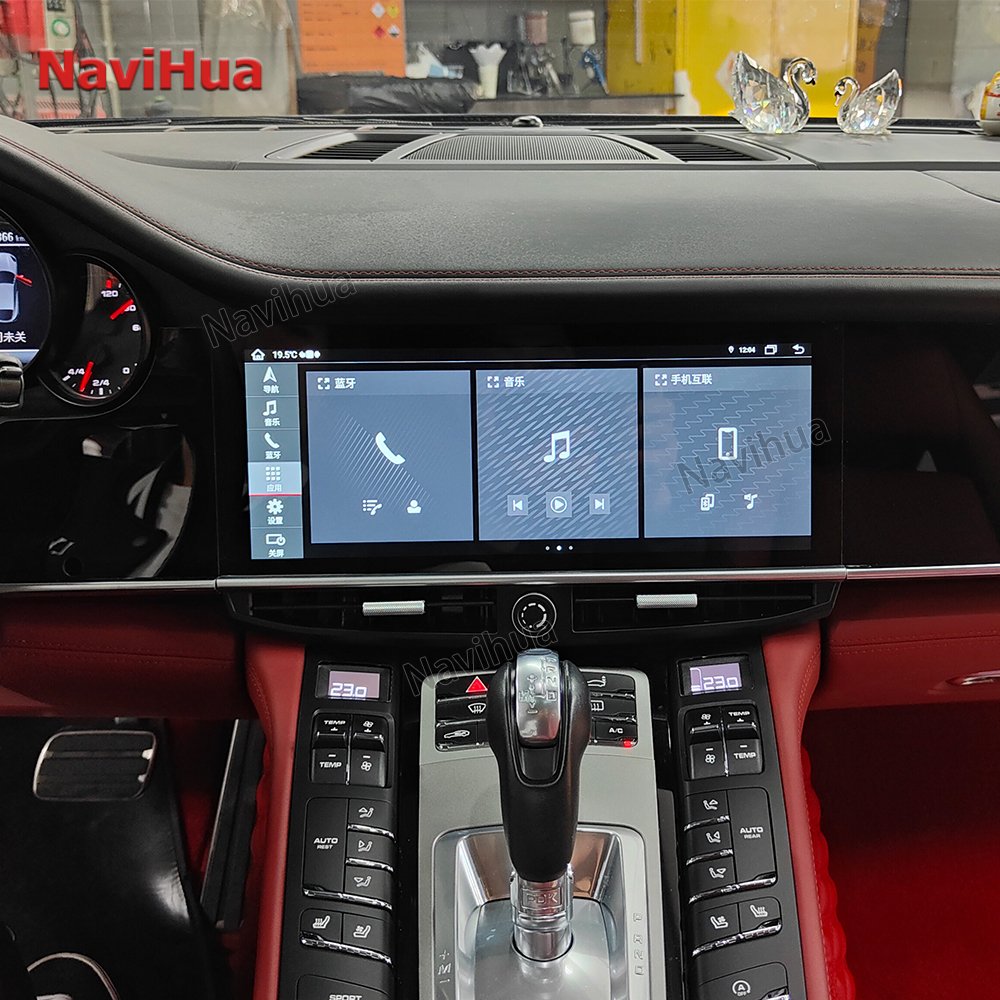 Navihua Touch Screen Android GPS Navigation Carplay Radio for Porsche Panamera 970 971 Latest Car Accessories Upgrade Display