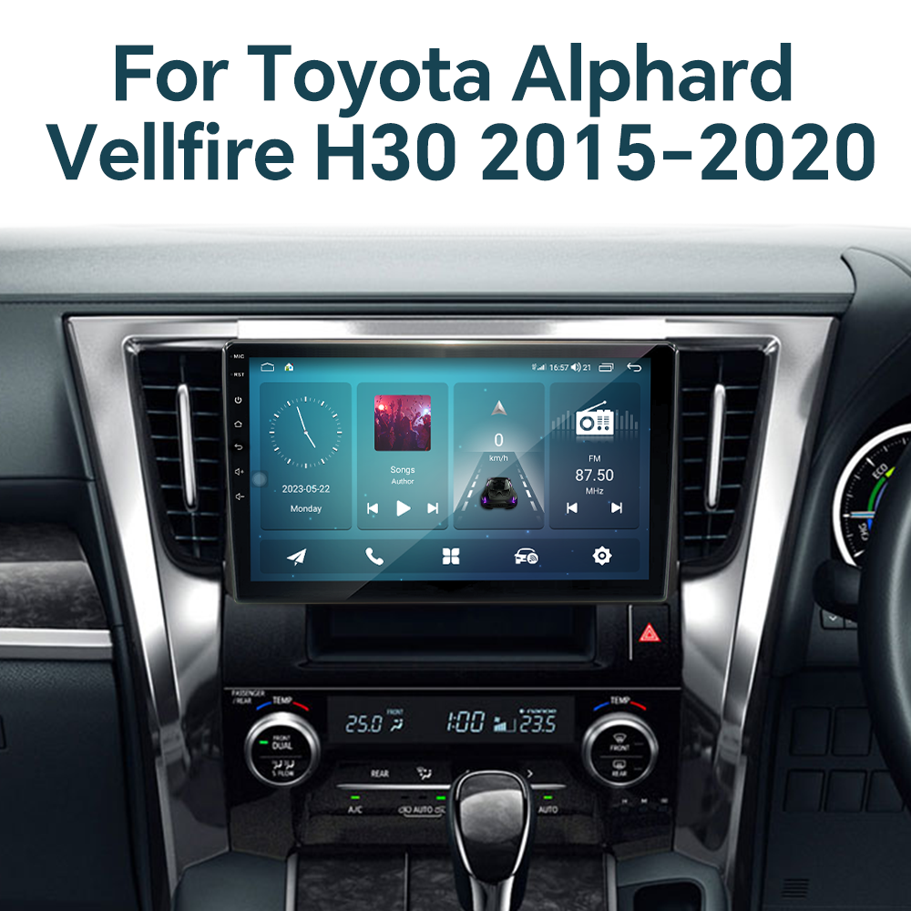 Android 11 Car Radio DVD Player Screen for Toyota Alphard Vellfire H30 2015-2020 Stereo Audio Navigator GPS DSP Camera Car-play