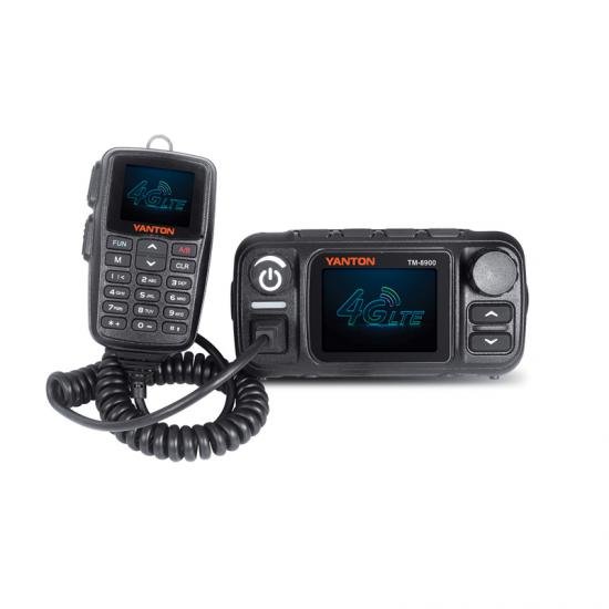 LTE IP Network POC UHF VHF Mobile Car Radio 4G LTE POC +25w dual band analog radio zello walkie talkie