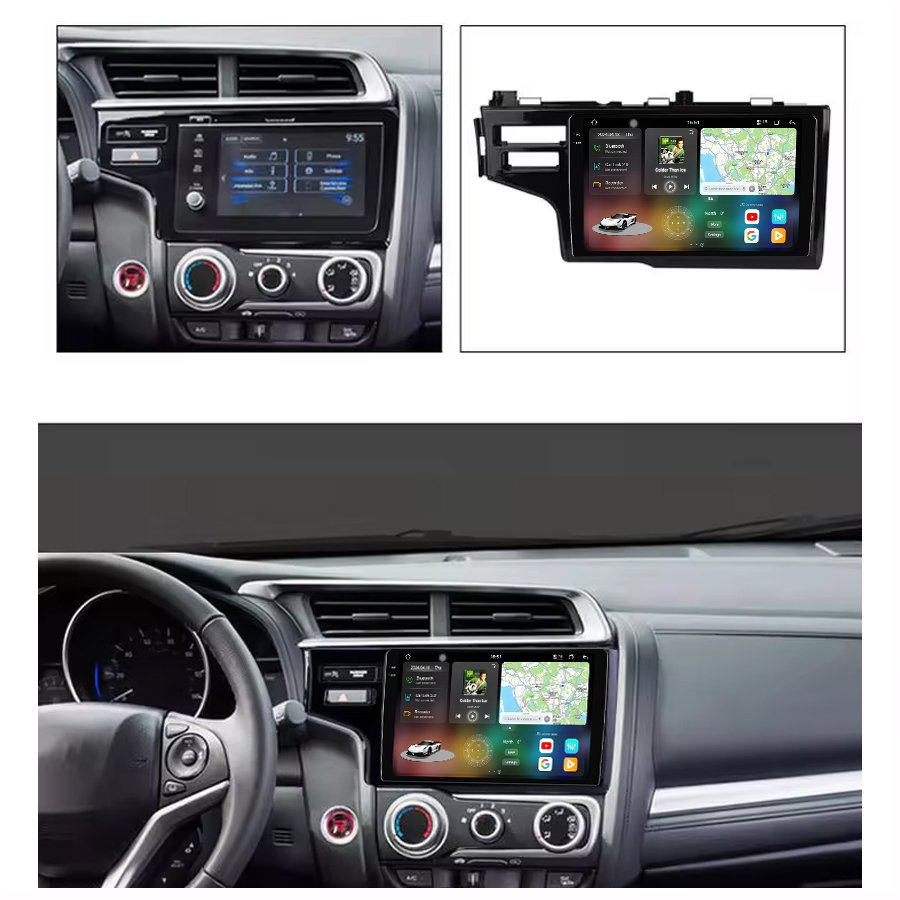 2K Android DSP Car Radio For Honda Fit 2014-2020 Carplay Auto Stereo 12+256GB 9.5" Touch Screen Gps Car DVD Player