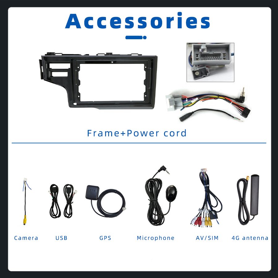 2K Android DSP Car Radio For Honda Fit 2014-2020 Carplay Auto Stereo 12+256GB 9.5" Touch Screen Gps Car DVD Player