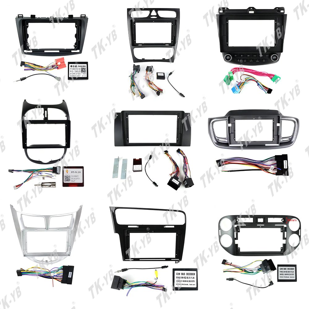 All Models Android Radio Frame Factory Direct Wholesale Price Car Screen Frame Dvd radio Frame Car Navigator Panel
