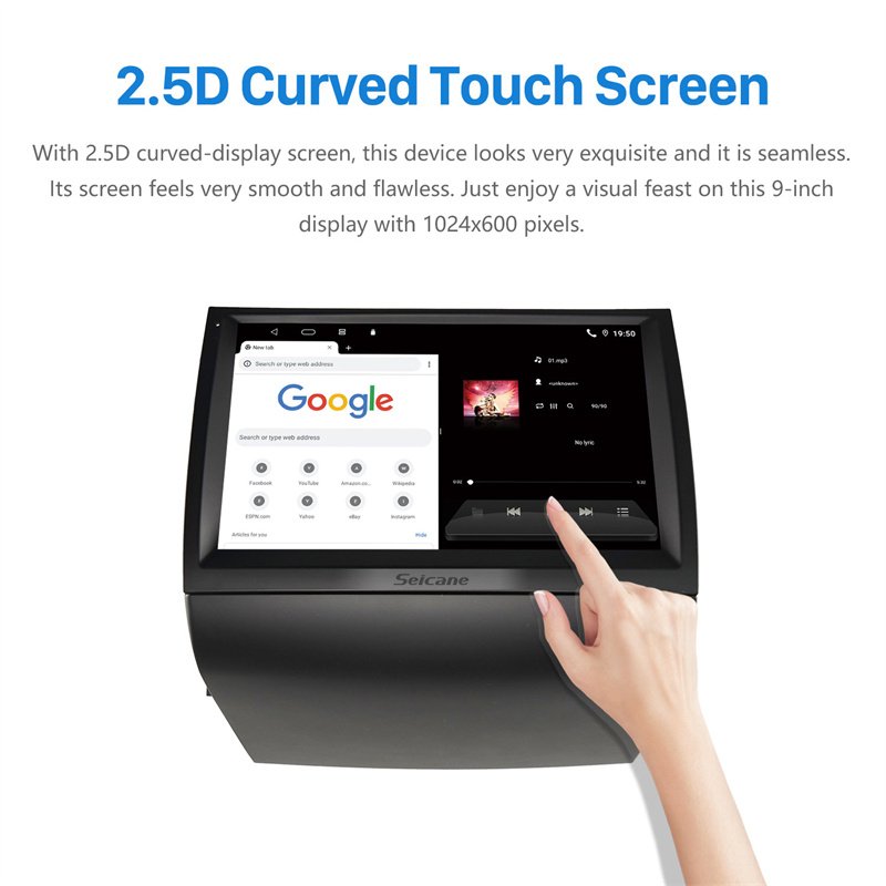 Seicane 9 Inch Android 13.0 Car Radio Touch Screen for 2003 2004 2005-2009 TOYOTA PRIUS 20 Support GPS Wireless Carplay