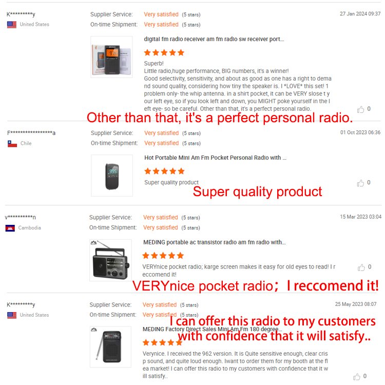 MP3 Rechargeable Digitale Vintage Household Portable FM Radio Players Retro Cheap Mini Digital AM FM Radio
