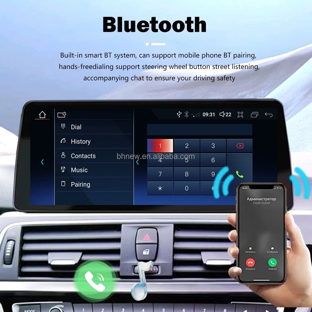 Qualcomm 668S Android radio For BMW 3 Series E90 E91 E92 E93 Wireless Carplay AUTO Car Video GPS Navigation head unit