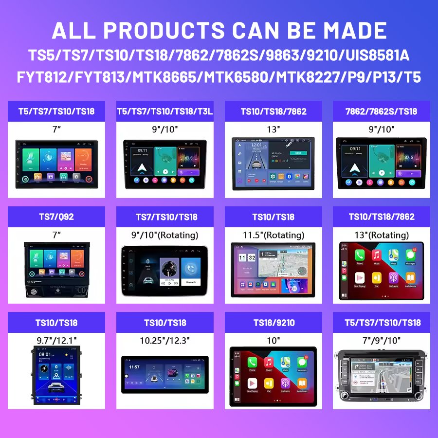 2 Din 10 Inch Car DVD Player Android Multimedia Video 7"9" RAM FM Radio Digital Signal Processor Para Car Stereo RAM FM Radio