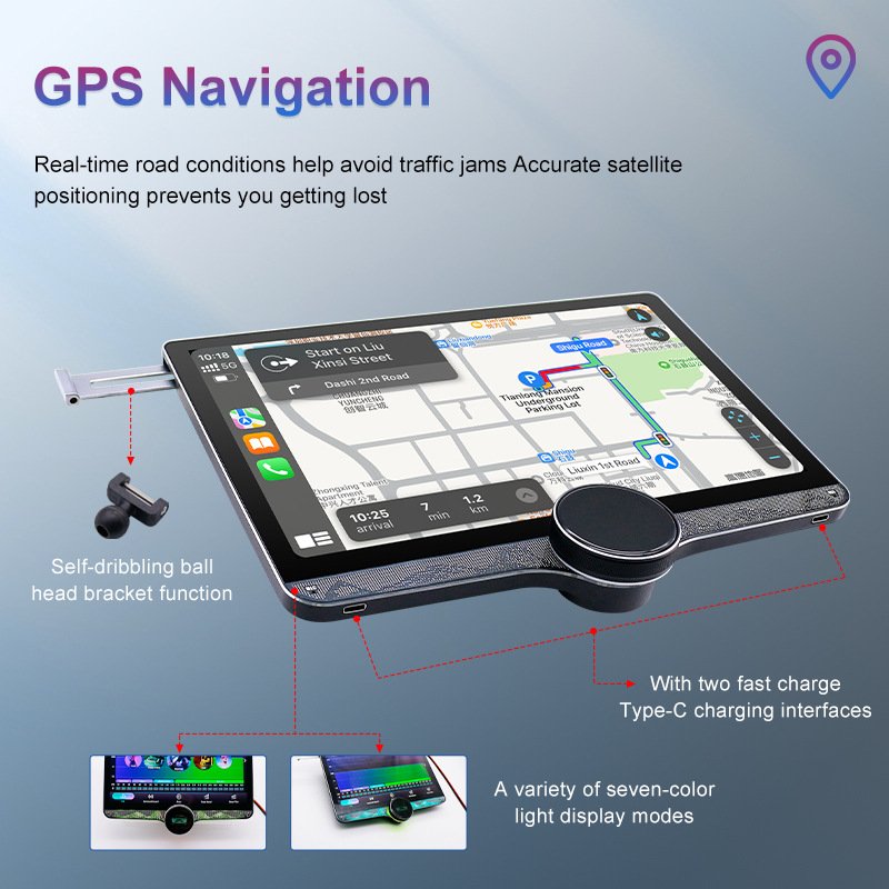 11.5 Inch Single Knob Car DVD Player with Touch Screen GPS Radio Stereo diamond 2k multimedia Universal Android Operating System