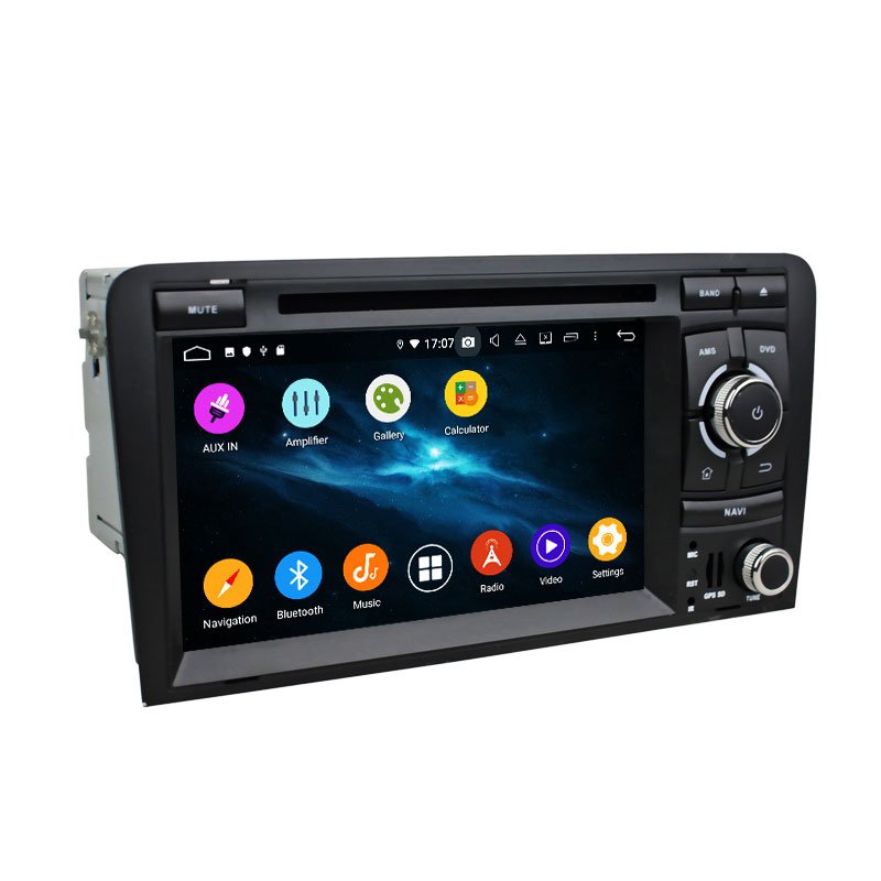 2din 7Inch Lcd Touch Screen Carplay Car Stereo Player Usb Dvd Player Fm Radio For Audi A3 Car Stereo