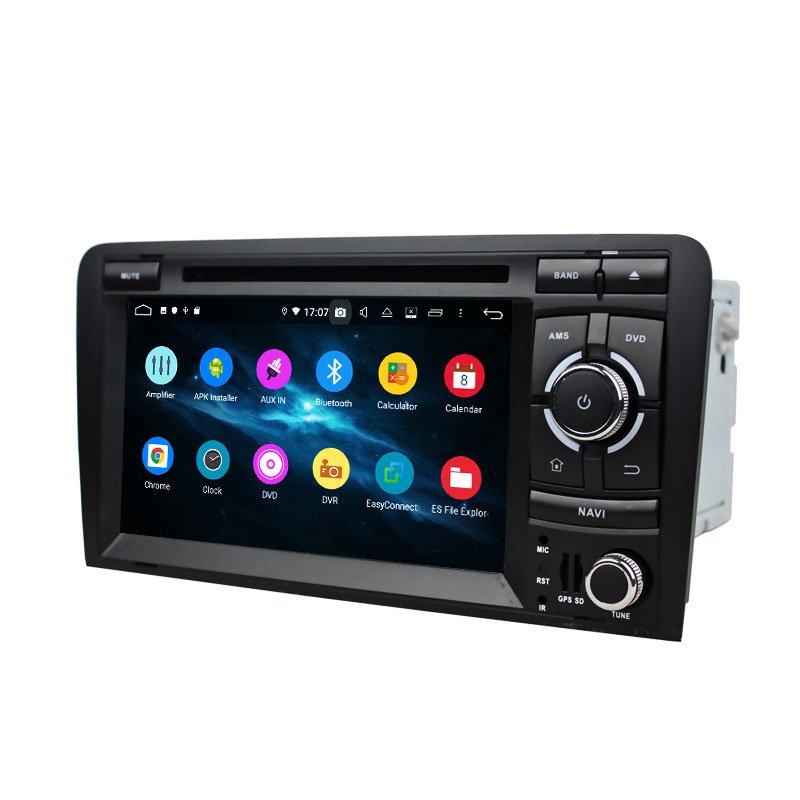 2din 7Inch Lcd Touch Screen Carplay Car Stereo Player Usb Dvd Player Fm Radio For Audi A3 Car Stereo