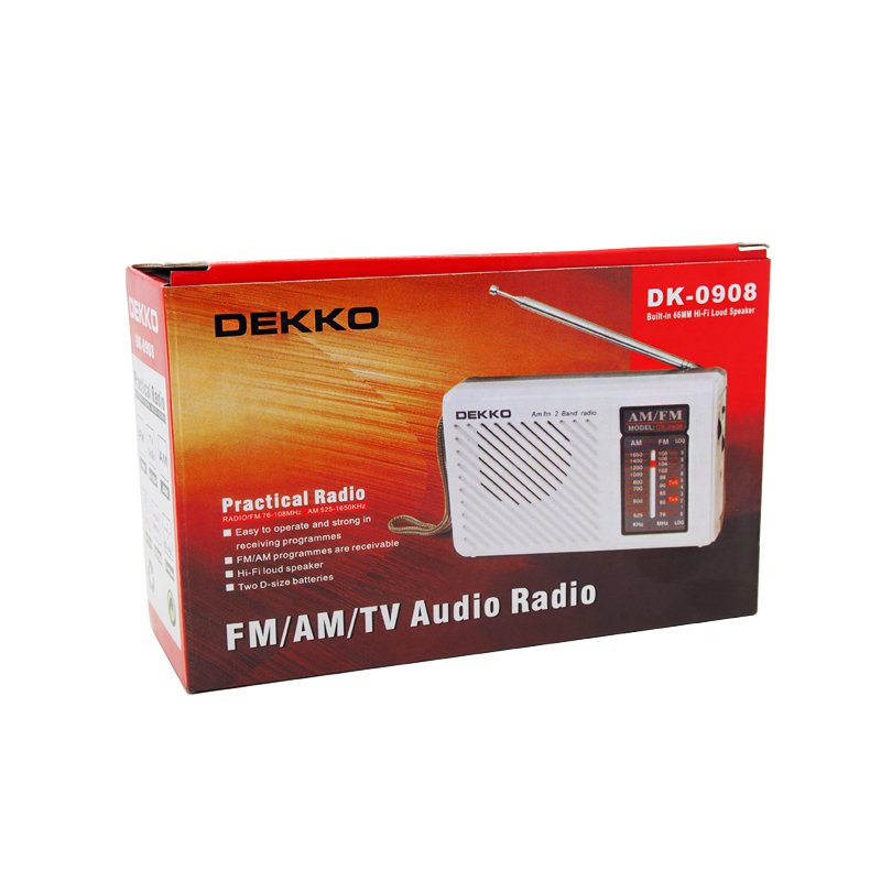 New look cheap portable pocket am fm tv 3 band radio with speaker