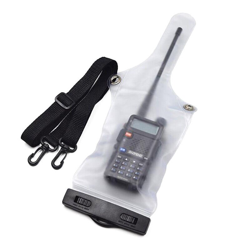 New Waterproof Bag Case Pouch For Walkie Talkie Two-Way Radios Full Protector Cover Holder Lanyard for baofeng uv82 motorola tyt