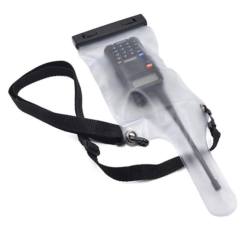 New Waterproof Bag Case Pouch For Walkie Talkie Two-Way Radios Full Protector Cover Holder Lanyard for baofeng uv82 motorola tyt