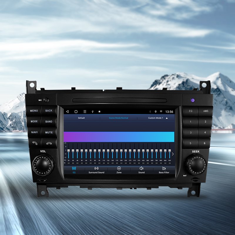 7" Android AUTO Carplay Car Multimedia Video Players Radio Bluetooth Gps Navigation For Mercedes Benz C Class W203 RDS Music