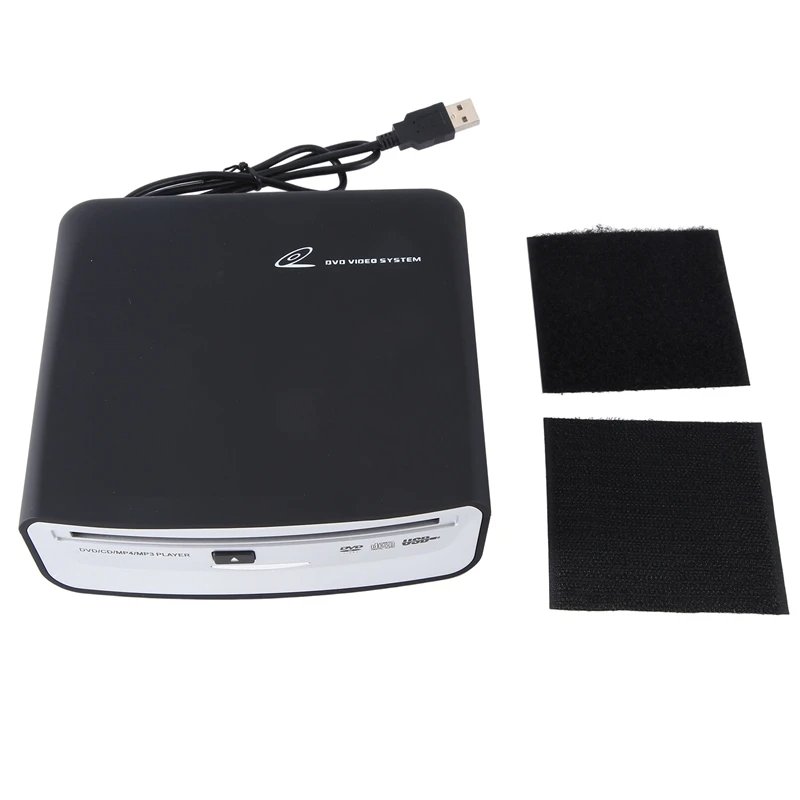 Car Radio CD/DVD Dish Box Player USB 2.0 Interface External Stereo Black For Android Player Radio